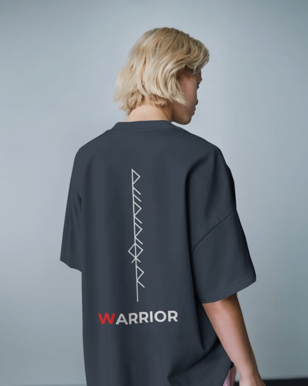 WARRIOR’S GRIT T-SHIRT | OVERSIZED | UNISEX - Image 2