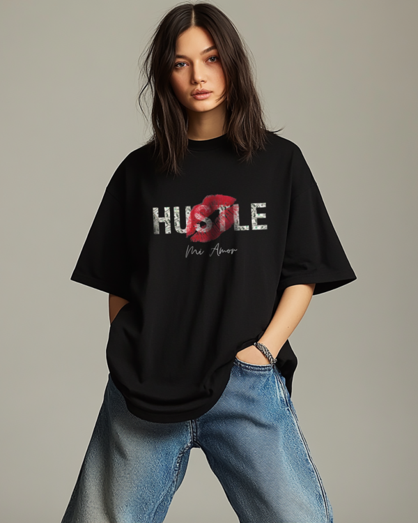 MI AMOR x HUSTLE T-SHIRT | OVERSIZED | UNISEX